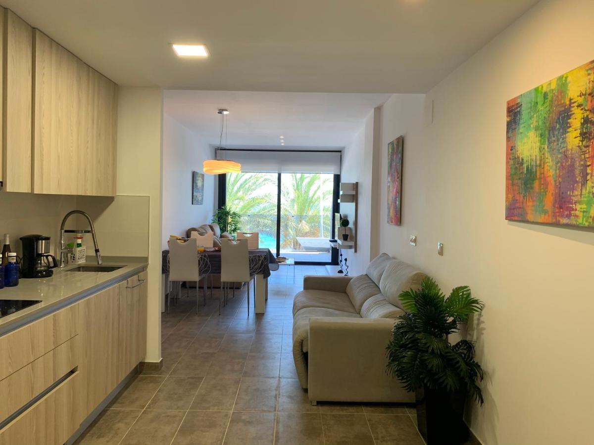 Apartamento De Lujo En Primera Linea De Playa Benidorm Luaran gambar