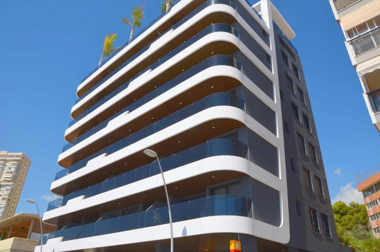 Apartamento De Lujo En Primera Linea De Playa Benidorm Luaran gambar